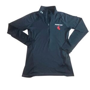 Under Armour 1/2 Zip Pullover Heat Gear Fitted Shirt Tee Jackson Hole Wyoming